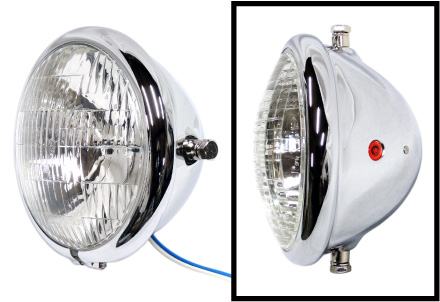 5-3/4インチ ベ－ツ スタイル ヘッドライト (サイドマウント)