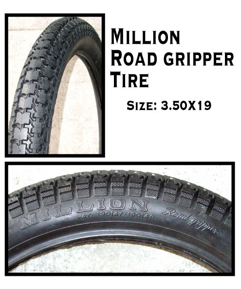 Million Road Gripper Tire 19-inch